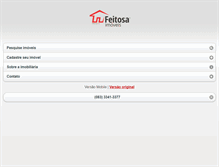 Tablet Screenshot of imobiliariafeitosa.com